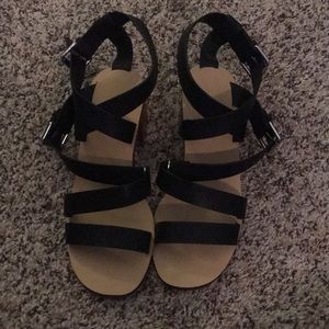 Forever21 strapped sandals with heels